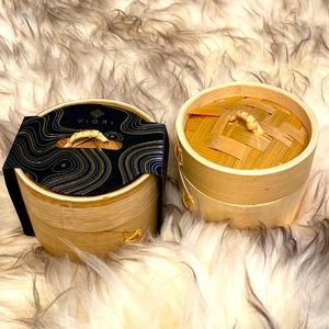 Viori Hidden Waterfall Shampoo & Conditioner + Bamboo Holders